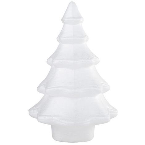 Styropianowa Choinka Czakos falbankowa, 16cm